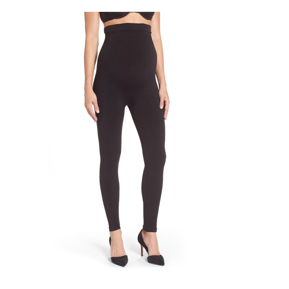 SPANX Mama Look at Me Now Leggings, Black, XS